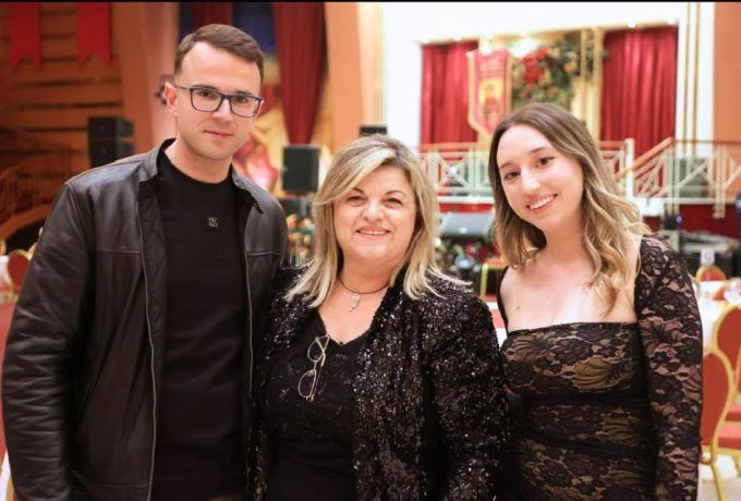 Ευχαριστίες της Προέδρου του Συλλόγου Αγγελοκαστριτών Κορινθίας, Γωγώς Στελέτου , για την εκδήλωση κοπής πίτας